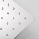 Luxury chrome square shower head bathroom ultrathin stainless steel
