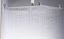 Luxury chrome square shower head bathroom ultrathin stainless steel