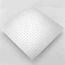 Luxury chrome square shower head bathroom ultrathin stainless steel