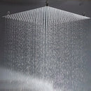 Luxury chrome square shower head bathroom ultrathin stainless steel