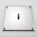 Luxury chrome square shower head bathroom ultrathin stainless steel