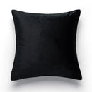 Luxury cream & black camellia jacquard pillow cover living room