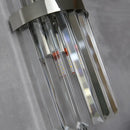 Luxury crystal golden wall lamp living room glass sconce