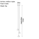 Luxury crystal led chandelier water droplet dining room pendant light