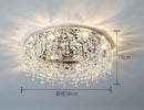 Luxury diamond crystal kitchen ceiling lamp