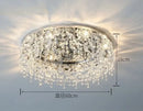 Luxury diamond crystal kitchen ceiling lamp