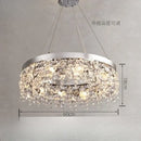 Luxury diamond crystal kitchen ceiling lamp