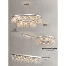 Luxury diamond crystal kitchen ceiling lamp