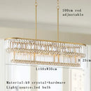 Luxury gold and amber crystal round pendant lights living room