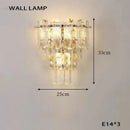 Luxury gold and blue crystal ceiling chandelier dining room light