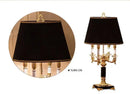Luxury gold & black crystal table lamp bedroom decor