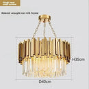 Luxury gold crystal ceiling chandelier living room artistic light