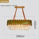 Luxury gold crystal ceiling chandelier living room artistic light