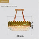 Luxury gold crystal ceiling chandelier living room artistic light