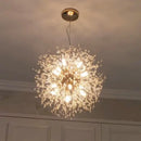 Luxury gold crystal decorbites dandelion chandelier living room light