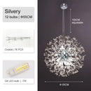 Luxury gold crystal decorbites dandelion chandelier living room light