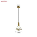 Luxury gold crystal diamond led wall sconce for bedroom lighting