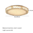 Luxury gold crystal glass luxury ceiling light living room chandelier
