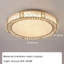 Luxury gold crystal glass luxury ceiling light living room chandelier