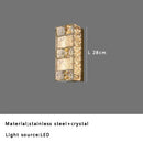 Luxury gold crystal glass luxury ceiling light living room chandelier