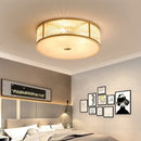 Luxury gold crystal led ceiling lamp for living room bedroom