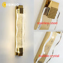 DecorBites™ Crystal LED Wall Sconce: Luxury Gold Light Fixture for Home Decor