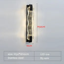DecorBites™ Crystal LED Wall Sconce: Luxury Gold Light Fixture for Home Decor