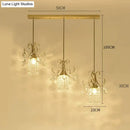 Luxury gold crystal pendant light dining room single head chandelier