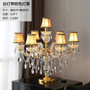 Luxury gold crystal table light bedroom chandelier lamp