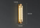 Luxury gold crystal wall lamp living room lighting