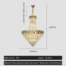 Luxury gold decorbites crystal chandelier for living room