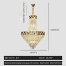 Luxury gold decorbites crystal chandelier for living room