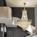 Luxury gold decorbites crystal chandelier for living room