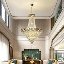 Luxury gold decorbites crystal chandelier for living room