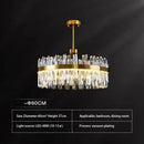 Luxury gold decorbites crystal chandeliers for dining room