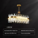 Luxury gold decorbites crystal chandeliers for dining room
