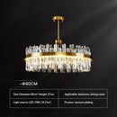 Luxury gold decorbites crystal chandeliers for dining room