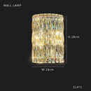 Luxury gold decorbites crystal glass chandelier living room light