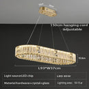 Luxury gold decorbites crystal glass chandelier living room light