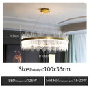 Luxury gold decorbites crystal led chandelier dining room light