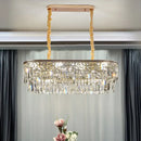 Luxury gold decorbites crystal led chandelier for living room
