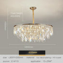 Luxury gold decorbites crystal led chandelier for living room