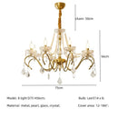 Luxury gold decorbites crystal led chandelier living room pendant light