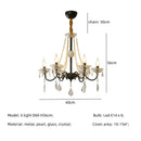Luxury gold decorbites crystal led chandelier living room pendant light