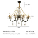 Luxury gold decorbites crystal led chandelier living room pendant light