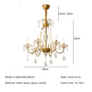 Luxury gold decorbites crystal led chandelier living room pendant light