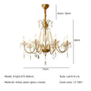 Luxury gold decorbites crystal led chandelier living room pendant light