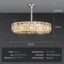 Luxury gold decorbites crystal ring chandelier for dining room