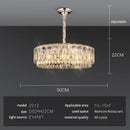 Luxury gold decorbites crystal ring chandelier for dining room