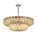 Luxury gold decorbites crystal ring chandelier for dining room